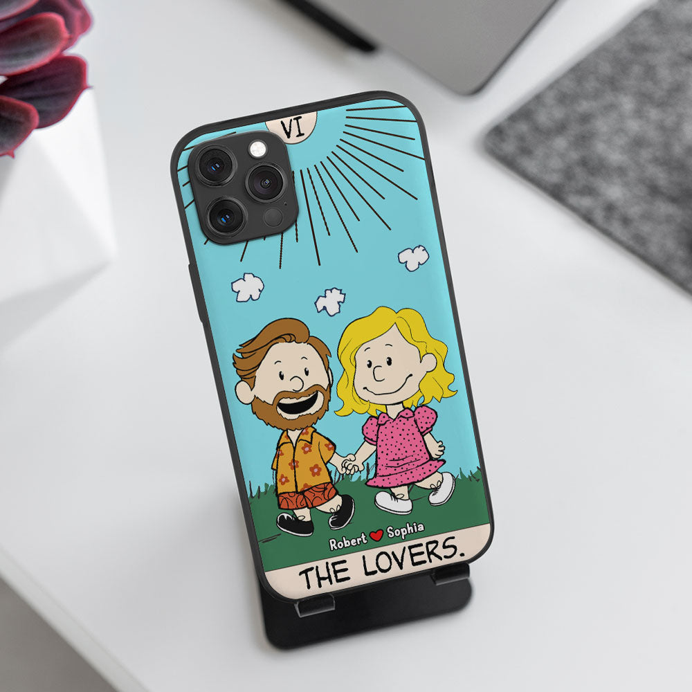 Personalized Cartoon Couple Phone Case - The Lovers