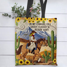 Load image into Gallery viewer, In My Cowgirl Era - Personalized Wild Cowgirl Aesthetic Tote Bag Tote Bag PopCulturePrints
