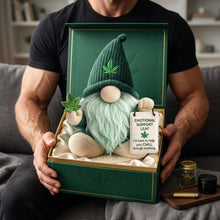 Load image into Gallery viewer, Chill Vibes, Emotional Support Gnome Pillow - Personalized Gifts for Smoking Lovers Pillow PopCulturePrints
