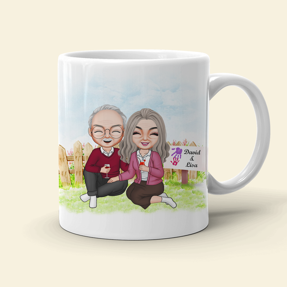 Customized 'I Love You Through and Through' Coffee Mug for Couples