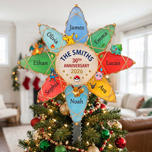 Load image into Gallery viewer, 30-Year Collector Era Acrylic Christmas Tree Topper - Personalized Gifts 04HUTN071026 Ornament PopCulturePrints
