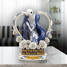 Load image into Gallery viewer, Ghoulmates Forever - A Personalized Acrylic Plaque for Couples Shaped Plaques PopCulturePrints
