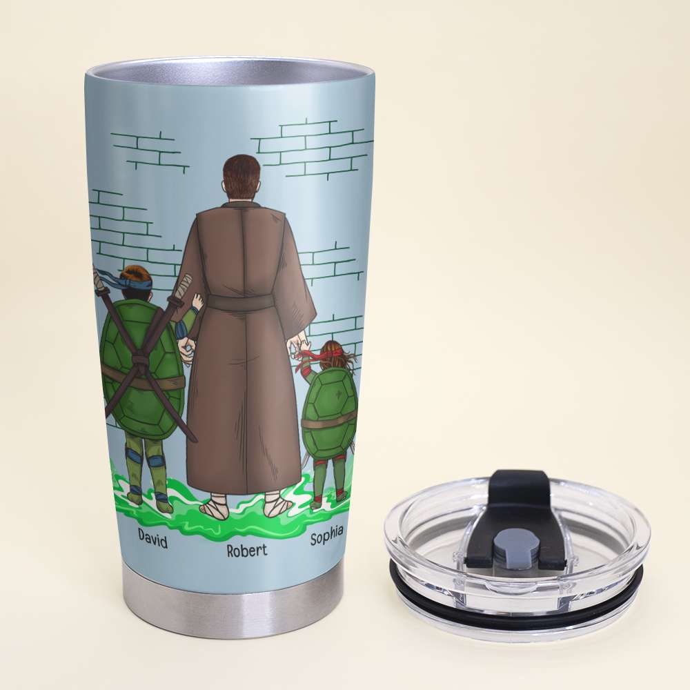 Personalized Ninja Dad Tumbler - Special Father Gift Tumbler Cup PopCulturePrints