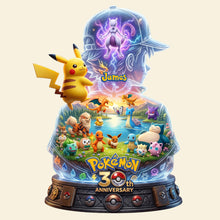 Load image into Gallery viewer, Celebrate the Nostalgia: Lovely Acrylic Plaque - Personalized Gifts for Pokémon Fans
