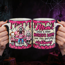 Load image into Gallery viewer, Mom, Have a Killer Mother's Day! - Macabre Mama Coffee Mug - Personalized Gifts for Mom Coffee Mug PopCulturePrints
