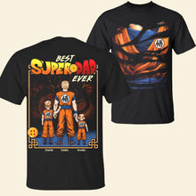 Load image into Gallery viewer, Best Super Dad Ever - Personalized T-Shirt for Dads Who Love Pop Culture Shirts PopCulturePrints
