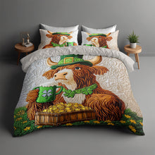 Load image into Gallery viewer, Highland Cow Lovers Quilt Bedding Set - Vibrant &amp; Cozy Design Blanket PopCulturePrints
