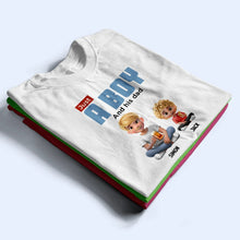 Load image into Gallery viewer, Just A Dad And His Girl 3D Cartoon - Personalized T Shirt T-shirt PopCulturePrints
