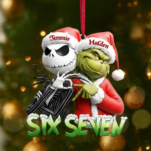 Load image into Gallery viewer, “Celebrate Friendship &amp; Fun” - Personalized Christmas Acrylic Ornament - Gift for Friends, Family, Kids Ornament PopCulturePrints
