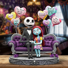 Load image into Gallery viewer, Till Death Do Us Part - Personalized Acrylic Plaque for Couples Shaped Plaques PopCulturePrints
