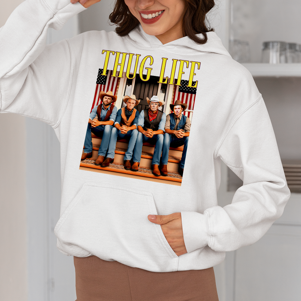 Thug Life Cowboy Christmas Sweatshirt