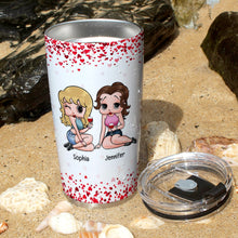Load image into Gallery viewer, Personalized Bestie Tumbler - Funny Friendship Gift Tumbler Cup PopCulturePrints
