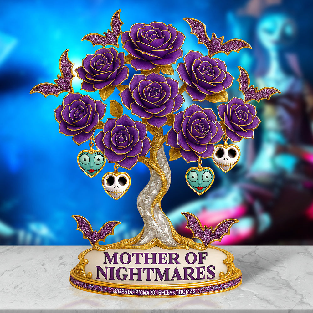 “A Flower for Every Memory” - Personalized Acrylic Plaque - Gift for Mom, Grandma, and More Shaped Plaques PopCulturePrints