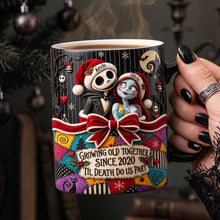 Load image into Gallery viewer, Christmas Gothic Couple Magic Ceramic Coffee Mug - Personalized Gifts 01pata180926 Coffee Mug PopCulturePrints
