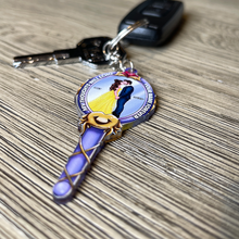 Load image into Gallery viewer, Personalized Forever Love Keychain for Couples Keychains PopCulturePrints
