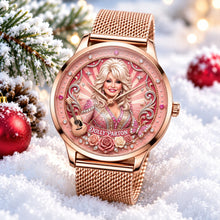 Load image into Gallery viewer, “Celebrate Every Moment” - Memorial Famous Singer Mesh Strap Quartz Watch - Personalized Gifts for Fans
