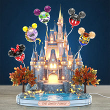 Load image into Gallery viewer, "Celebrate Togetherness with Our Magical Light Box!" - Personalized Balloon Family Acrylic Light Box - Perfect Christmas Gift for Family and Friends Light Box PopCulturePrints
