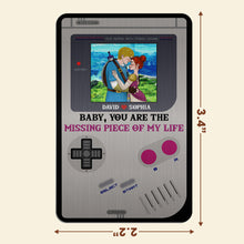 Load image into Gallery viewer, Retro Game Love | Valentine's Day Gifts | Personalized Couple Wallet Card Wallet Card PopCulturePrints
