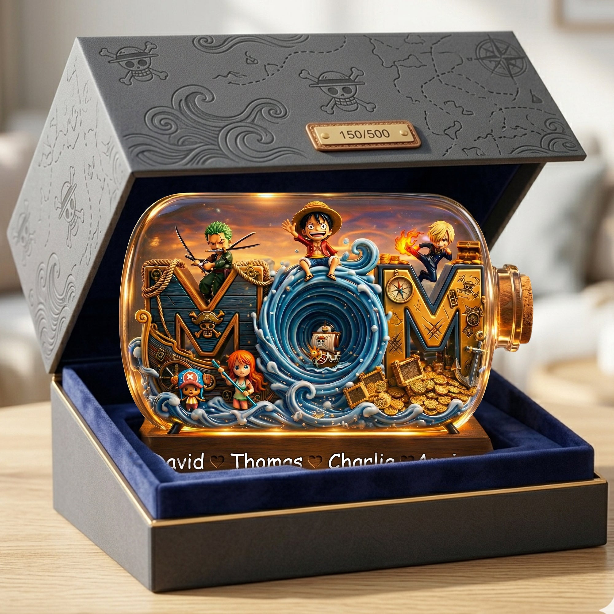 Family Adventure Crew - Personalized Acrylic Plaque Gift for Mom & Grandma Shaped Plaques PopCulturePrints