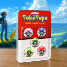 Load image into Gallery viewer, &quot;Gotta Catch &#39;Em All!&quot; - Personalized PokéDad Acrylic Plaque - Gift for Dad, Grandpa &amp; Pokémon Fans Shaped Plaques PopCulturePrints
