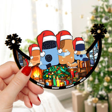 Load image into Gallery viewer, Personalized Family Christmas Suncatcher Ornament
