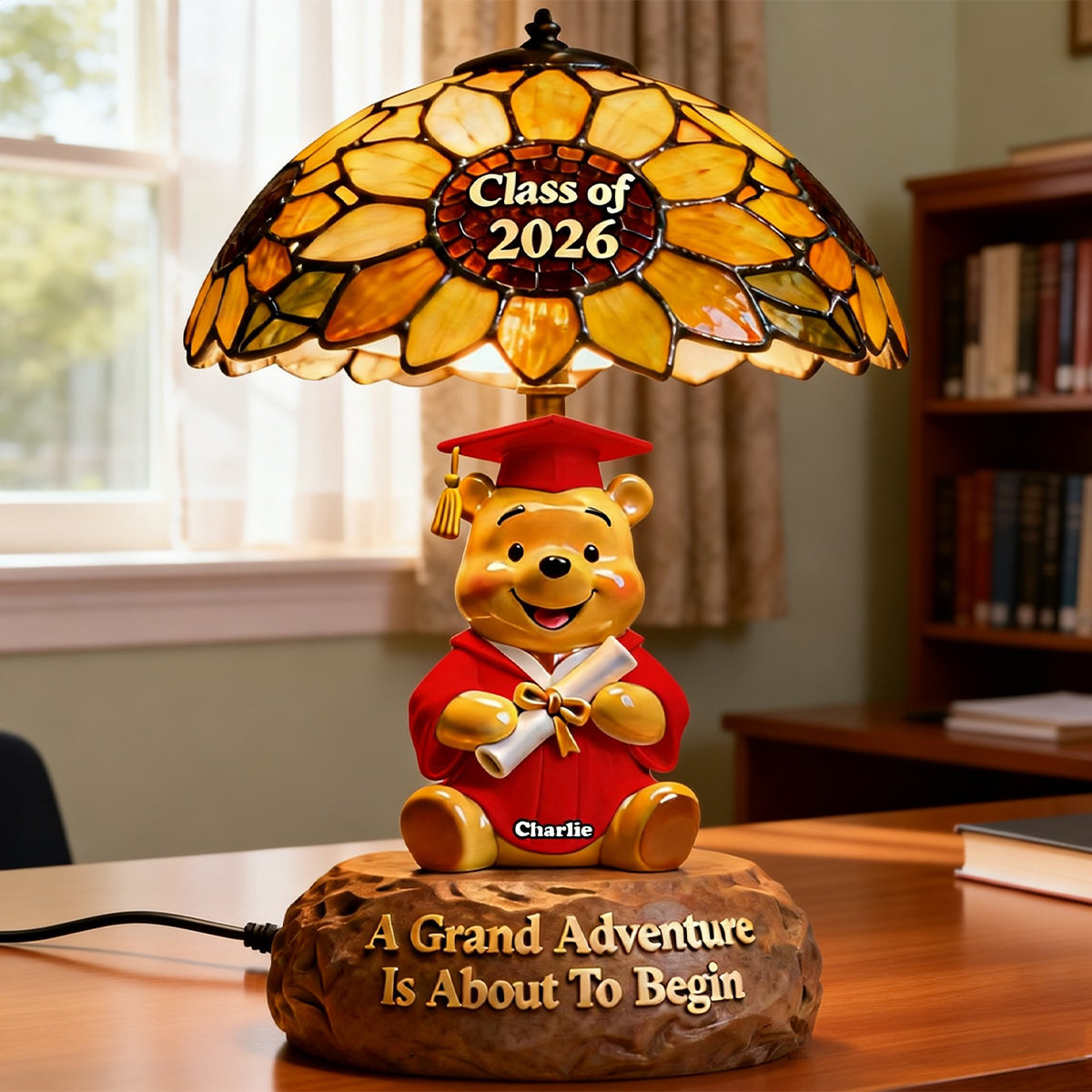 A Grand Adventure Is About To Begin - Graduation Adventure Light Box - Personalized Gift for Graduates Light Box PopCulturePrints