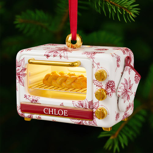 Bake the Joy! Personalized Baking Oven Ornament - Perfect Gift for Bakers Ornament PopCulturePrints