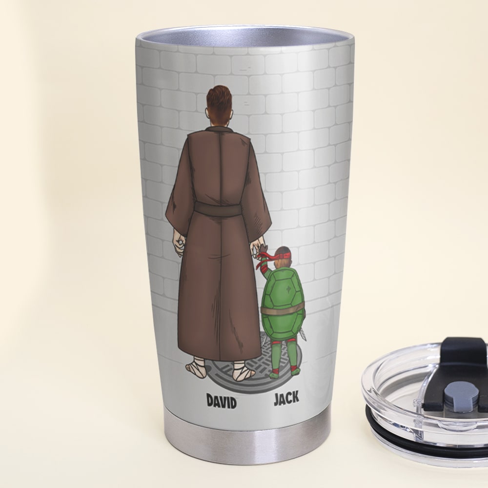 Personalized Ninja Dad Tumbler - You're My Favorite Hero Tumbler Cup PopCulturePrints
