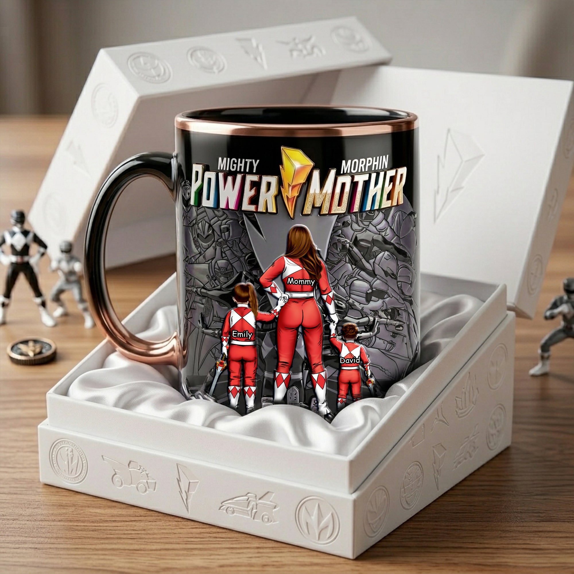 Mighty Power Mother - Personalized Magic Mug for Mom & Grandma Coffee Mug PopCulturePrints
