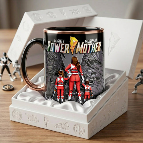 Mighty Power Mother - Personalized Magic Mug for Mom & Grandma Coffee Mug PopCulturePrints