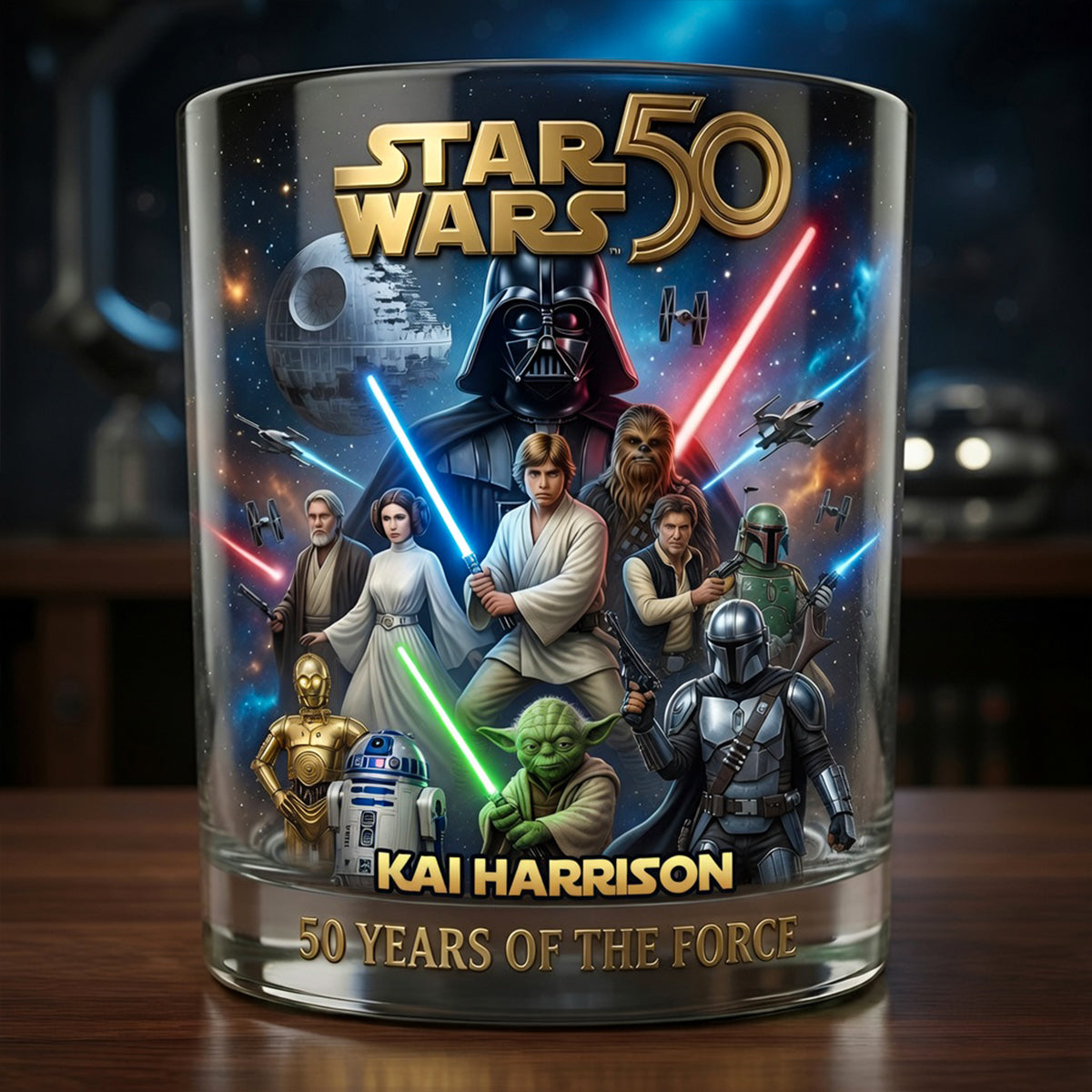 Legendary Battle Anniversary Drinking Glass - Personalized Gifts 06tydt290626 Glass PopCulturePrints