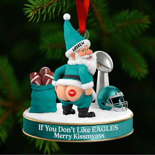 Celebrate Your Team Spirit - Personalized Sport Lover Gnome Ornament Ornament PopCulturePrints