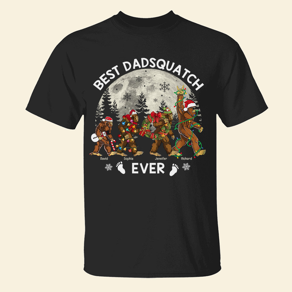 Best Momsquatch Ever Personalized Christmas Sweatshirt