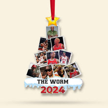 Load image into Gallery viewer, Personalized Basketball Fan Christmas Ornament - Themed Photo Gift 2024 Ornament PopCulturePrints
