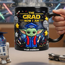 Load image into Gallery viewer, The Grad Now I Am - Magical Personalized Graduation Mug for Every Graduate Coffee Mug PopCulturePrints
