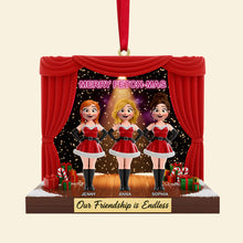 Load image into Gallery viewer, &quot;Our Friendship is Endless&quot; - Merry Fetch-mas Ornament - Personalized Gifts for Besties Ornament PopCulturePrints
