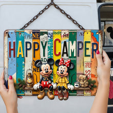 Load image into Gallery viewer, Happy Camper Metal Sign - Personalized Gifts for Couples
