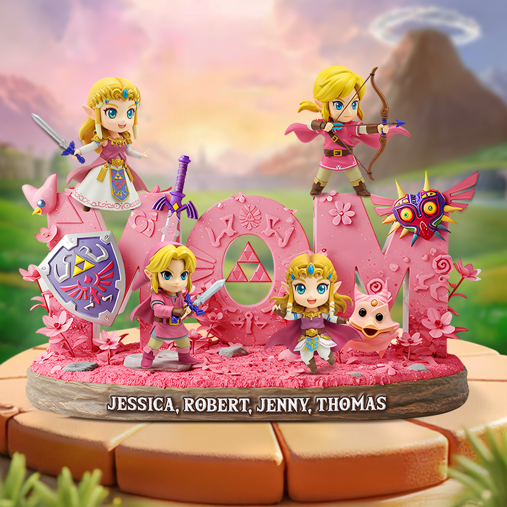 "Adventure Awaits: A Celebration of Motherhood" - Personalized Adventure Mom Acrylic Plaque, Gift for Mom and Grandma Shaped Plaques PopCulturePrints