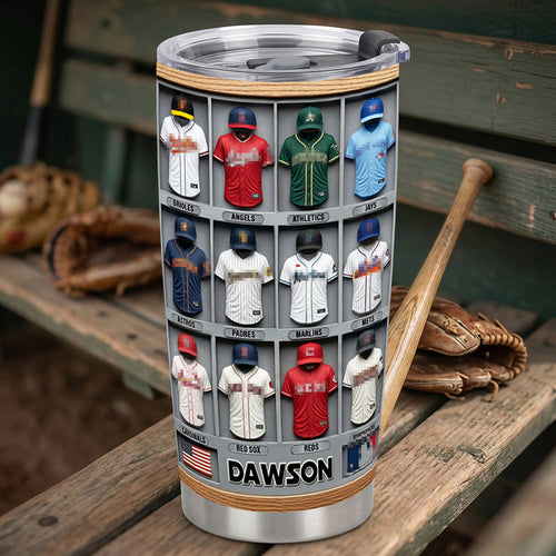 “Personalized Cheers for Every Fan!” - Sport Teams Uniform 20oz Tumbler - Custom Gifts for Sport Lovers Tumbler Cup PopCulturePrints