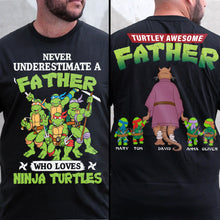 Load image into Gallery viewer, Personalized Dad Superhero T-Shirt Gift - Add Your Kid&#39;s Names
