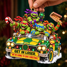 Load image into Gallery viewer, Get in Loser! Save Christmas Ornament - Personalized Gift for Holiday Cheer
