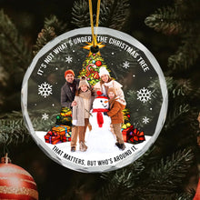 Load image into Gallery viewer, Personalized Family Christmas Crystal Ornament Ornament PopCulturePrints
