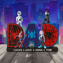 Load image into Gallery viewer, “Celebrate Your Super Dad!” - Personalized Dad Acrylic Plaque - Unique Gift for Dad, Grandpa, and More Shaped Plaques PopCulturePrints
