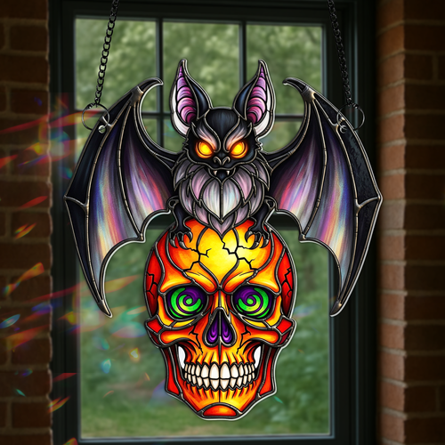 Illuminate Your Space: Spooky Suncatcher - Personalized Gift for Horror Lovers Ornament PopCulturePrints