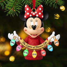 Load image into Gallery viewer, The Lights Of Grandma - Personalized Acrylic Ornament Gift Ornament PopCulturePrints
