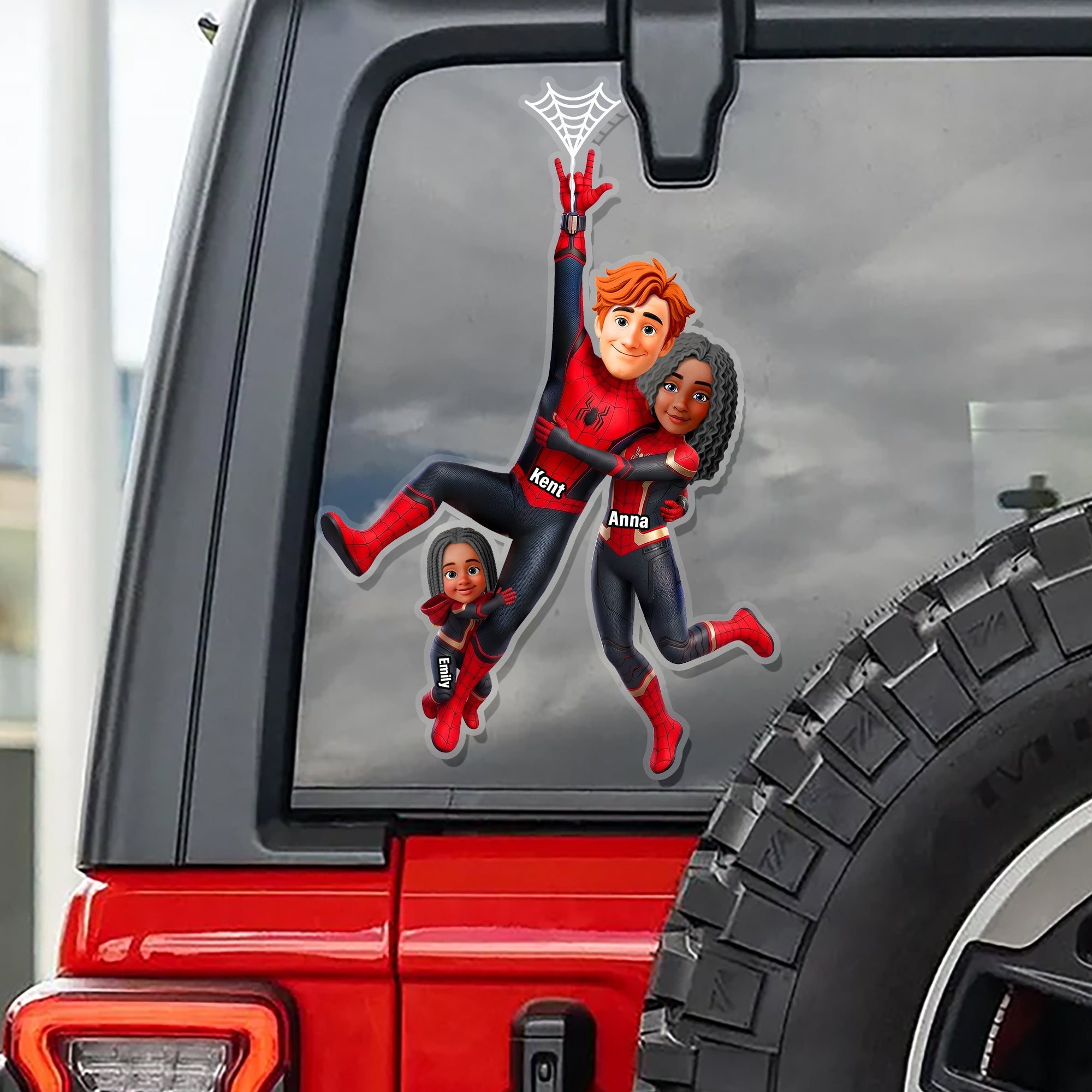 Family Adventure Awaits - Personalized Sticked On Family Fun Car Decal