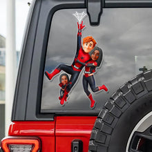 Load image into Gallery viewer, Family Adventure Awaits - Personalized Sticked On Family Fun Car Decal
