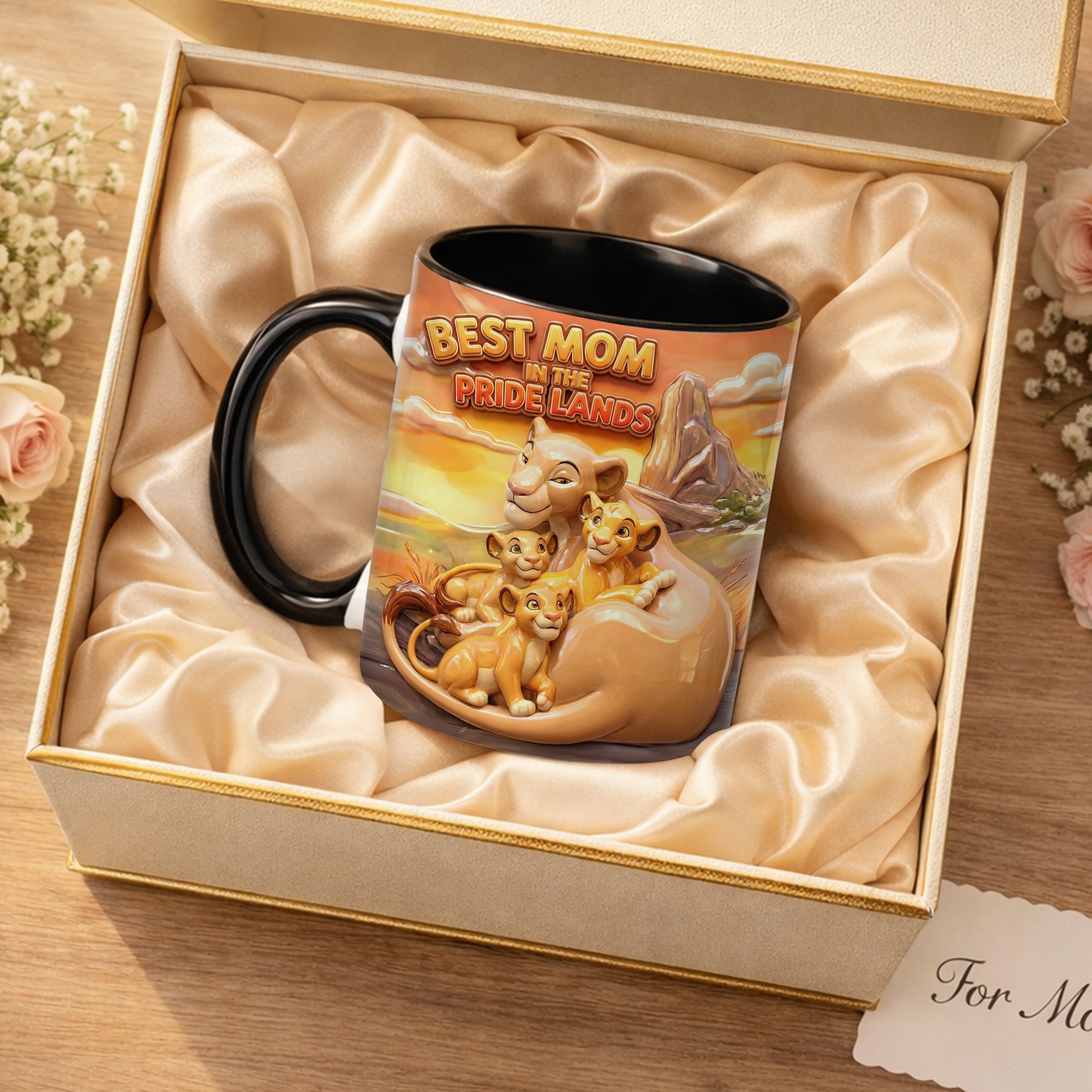 Best Mom In The Pride Lands - Personalized Coffee Mug for Mother’s Day Coffee Mug PopCulturePrints