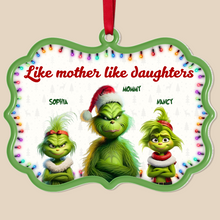 Load image into Gallery viewer, Personalized Grinch Family Christmas Ornament for Mom
