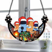 Load image into Gallery viewer, Personalized Family Christmas Suncatcher Ornament
